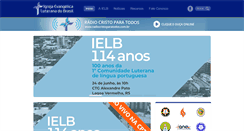 Desktop Screenshot of ielb.org.br