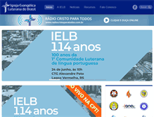 Tablet Screenshot of ielb.org.br